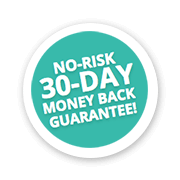 No-risk 30-Day Money Back Guarantee!